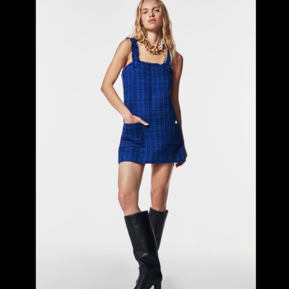 Zara Blue Mini Dress